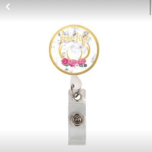 Simply Southern Love Life Retractable Badge Holder